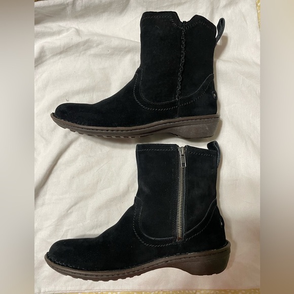 EUC UGG NEEVAH WOMEN BOOTS SUEDE BLACK US 8 - Picture 5 of 16